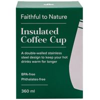 Faithful to Nature Insulated Coffee Cup